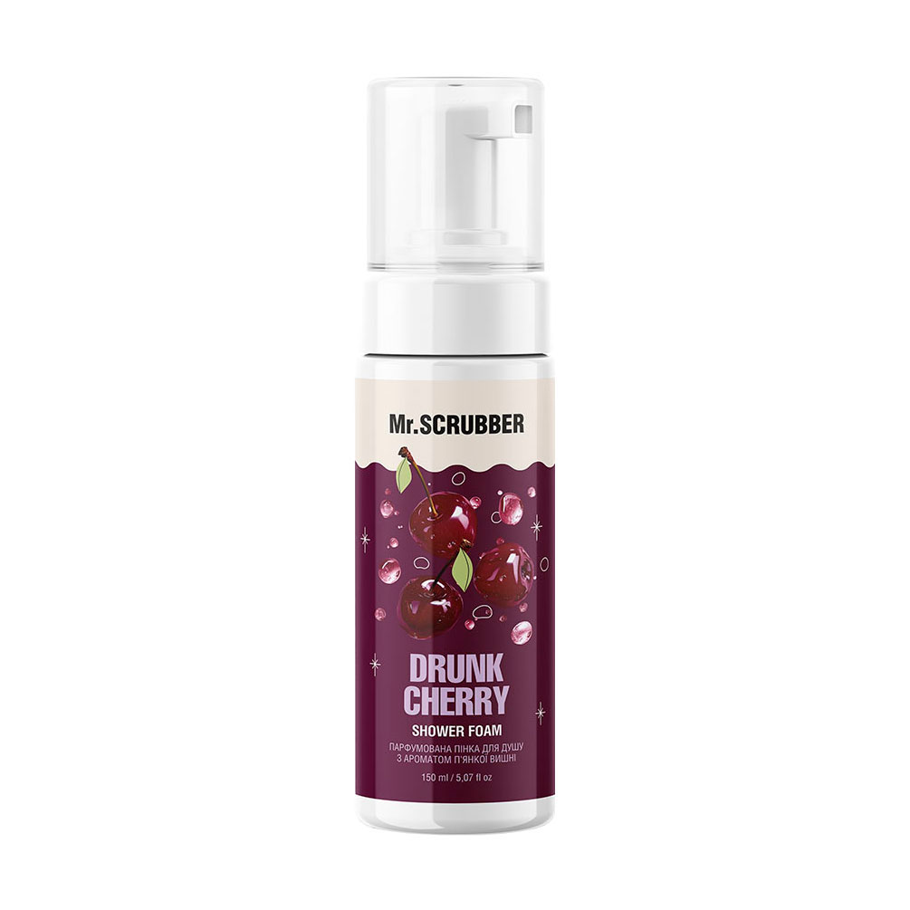 Парфумована пінка для душу Mr.Scrubber Drunk Cherry Shower Foam жіноча, 150 мл