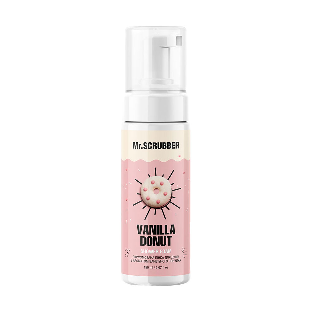 Парфумована пінка для душу Mr.Scrubber Vanila Donut Shower Foam жіноча, 150 мл
